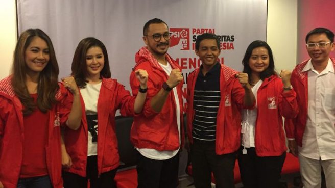 giring nidji ke politik